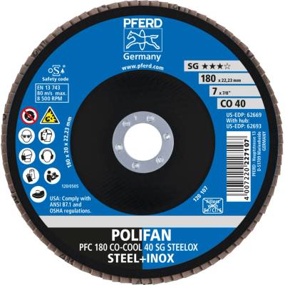 Pferd lamelový brúsny kotúč 180 mm 67760485