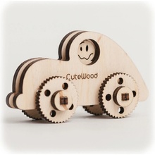 CuteWood Dřevěné 3D puzzle Auto