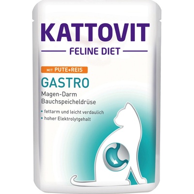 Kattovit Feline Gastro 6 x 85 g losos a ryža