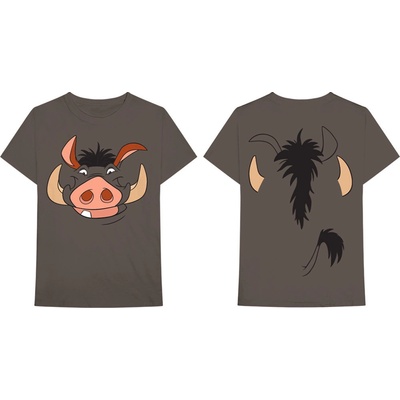 Disney tričko Lion King Pumbaa hnedá