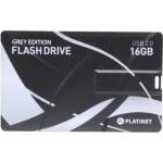 Platinet Name Card Grey Edition 16GB USB 2.0 44338 Флаш памет