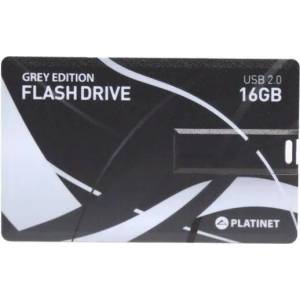 Platinet Name Card Grey Edition 16GB USB 2.0 44338 Флаш памет