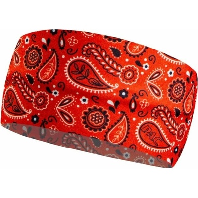 P.A.C. Ocean Upcycling Headband red paisley
