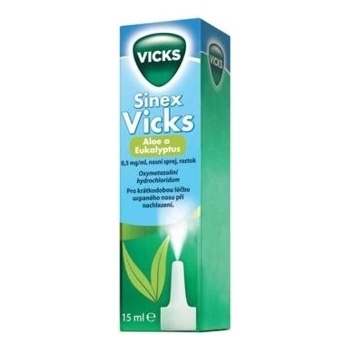 Sinex Vicks 0,5 mg Aloe a eukalyptus 15 ml
