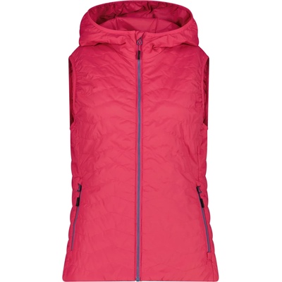 CMP Дамски синтетичен елек CMP Women's Vest Fix Hood Synthetic vest - Magenta - размер 40 (EU) (132-1623-0314)