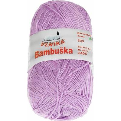 BELLATEX Priadza Bambuška 50 g – 509 svetlo fialová