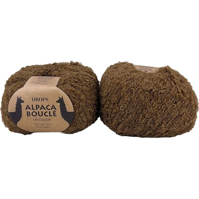 Drops Alpaca Bouclé 8904 kaštan