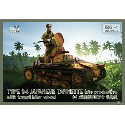 IBG TYPE 94 Japanese Tankette late production with towed idler wheel 1:72
