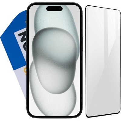ofisitebg Удароустойчив стъклен full протектор за Apple iPhone 15
