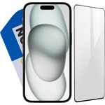 ofisitebg Удароустойчив стъклен full протектор за Apple iPhone 15
