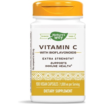 Nature's Way Vitamin C with Bioflavonoids, 1000 mg, 100 капсули, Nature's Way