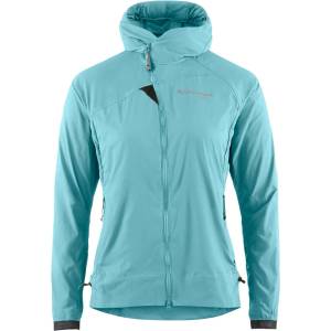 Klättermusen Дамско ветрозащитно яке Klättermusen Women's Nal Hooded Jacket Windproof jacket - Mineral Blue - размер XS (118-0450-0212)