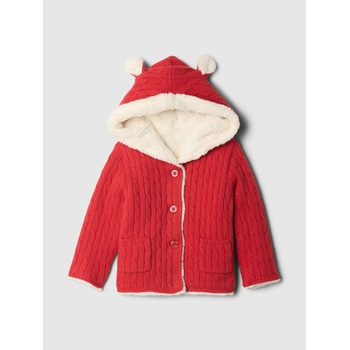 GAP Бебешка жилетка от шерпа CashSoft GAP GAP | Cherven | Момчешки | 62-68