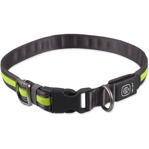 Dog Fantasy USB LED Нахъбващ нашийник S-M зелен 35-50 см