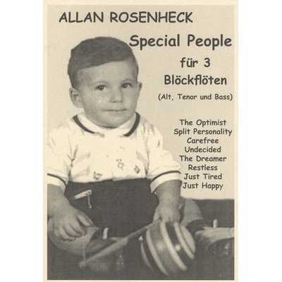 Rosenheck Special People für 3 Blockflöten ATB trio zobcových flautín ATB