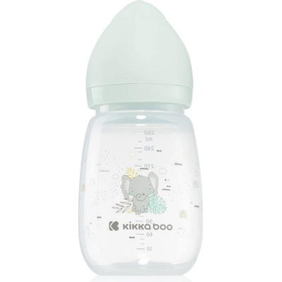 KikkaBoo kojenecká láhev Savanna Mint 260ml