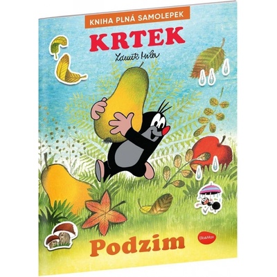 Krtek a podzim - Kniha samolepek - Zdeněk Miler