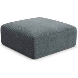 Cosmopolitan Design Тъмносива табуретка от рипсено кадифе Campi - Cosmopolitan Design (COS_POUF_266_F1_CAMPI6)