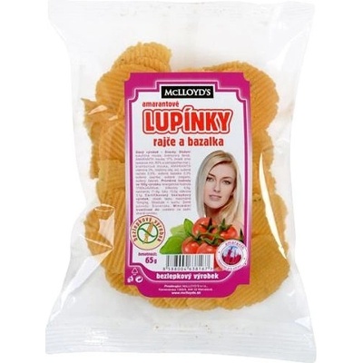 Nový Věk Kukuričné lupienky s príchuťou paradajka a bazalka 65 g