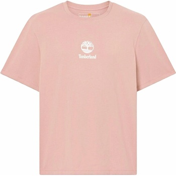 Timberland Print Stack Logo Ash Rose