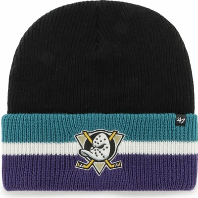 47 Brand Pánská Anaheim Ducks NHL Split Cuff 47 CUFF KNIT Black