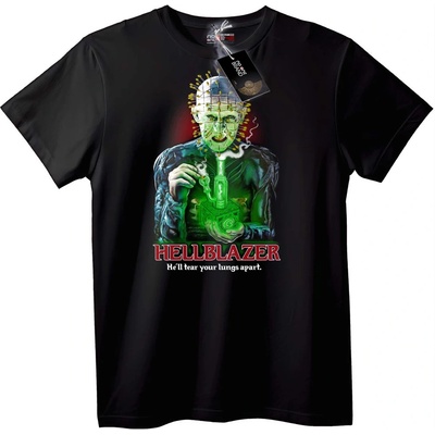 NOONEBRAND Тениска Hellblazer - 6XL, White