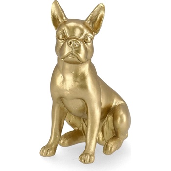 Bizzotto ДЕКО ФИГУРА puppy boston terrier ЗЛАТО (0183101)