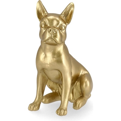 Bizzotto ДЕКО ФИГУРА puppy boston terrier ЗЛАТО (0183101)