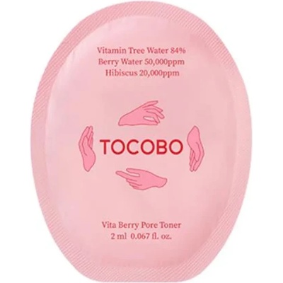 TOCOBO Vita Berry Pore Toner SAMPLE - Тоник за свиване на порите SAMPLE 2мл