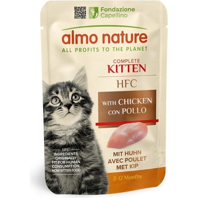 Almo Nature HFC Kitten s kuřecím 55 g