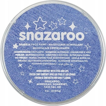 Snazaroo třpytivá barva na obličej 18 ml Šedá