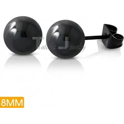 Talitha Универсални обеци „Черни топчета