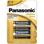 Panasonic LR14APB/2BP 1, 5V C алкална батерия за бебета с дълъг живот 2 бр. в опаковка LR14APB-2BP (LR14APB/2BP)