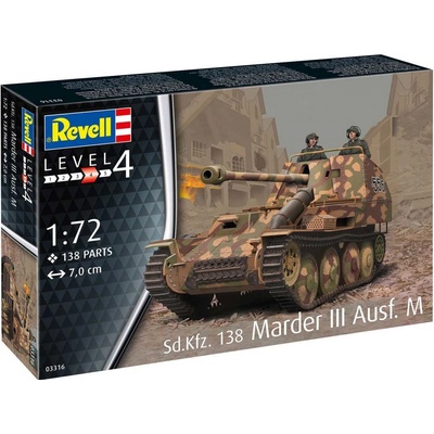 Revell Sd. Kfz. 138 Marder III Ausf. M Plastic ModelKit 03316 1:72