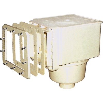 Mts Skimmer V10 ABS, 150 x 150 mm, s mosadznými závitmi, do fólie