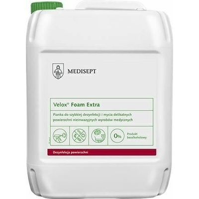 Velox Foam Extra Medisept pena na povrchovú dezinfekciu bez obsahu alkoholu 5 l