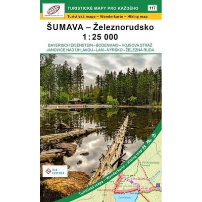 Šumava - Železnorudsko 1:25 000 / 117 Turistivké mapy pro každého - Geodezie On Line