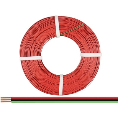 Donau Elektronik 318-014-50 lanko/ licna 3 x 0.14 mm² + 3 x 0.14 mm² červená zelená černá 50 m