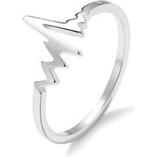 Spikes USA ocelový prsten heartbeat OPR0152