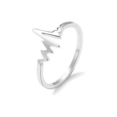 Spikes USA ocelový prsten heartbeat OPR0152