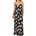 Rip Curl Дамска рокля Rip Curl Women's Party Pack Maxi Dress - Black / Off White (134-1781-0114)