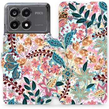 Mobiwear Xiaomi Poco X6 Pro 5G MX04S Spletité kvítky a listy