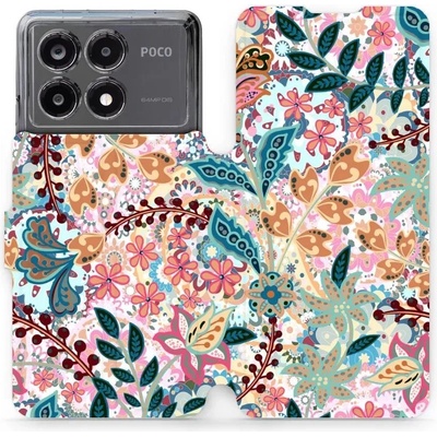 Mobiwear Xiaomi Poco X6 Pro 5G MX04S Spletité kvítky a listy