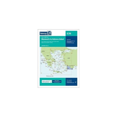 Imray Chart G36 Turkey - South Coast - Marmaris to Kekova Adasi Imray Sheet map folded