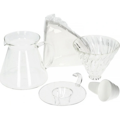 Hario V60-02 Pour Over Kit Glass