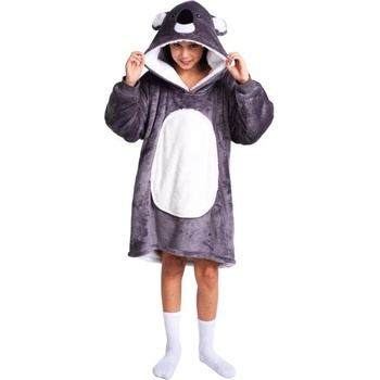 Cozy Noxxiez CH324 Koala - топло телевизионно одеяло с качулка за деца на възраст 7-12 години