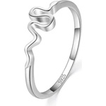 Silenti Jewelry Сребърен пръстен "Хладнокръвие" - 10 - 62 мм (19.7мм диам. )