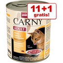 Krmivo pre mačky Animonda Carny Adult 12 x 800 g kreácia s hovädzím