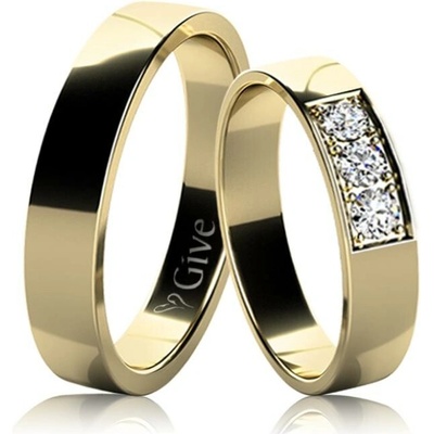 Luxur Snubní prsteny Lacey G 4 P 2