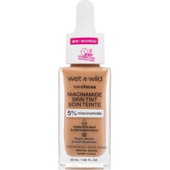 Wet n Wild Bare Focus Niacinamide Skin Tint лек хидратиращ фон дьо тен 32 ml нюанс Medium